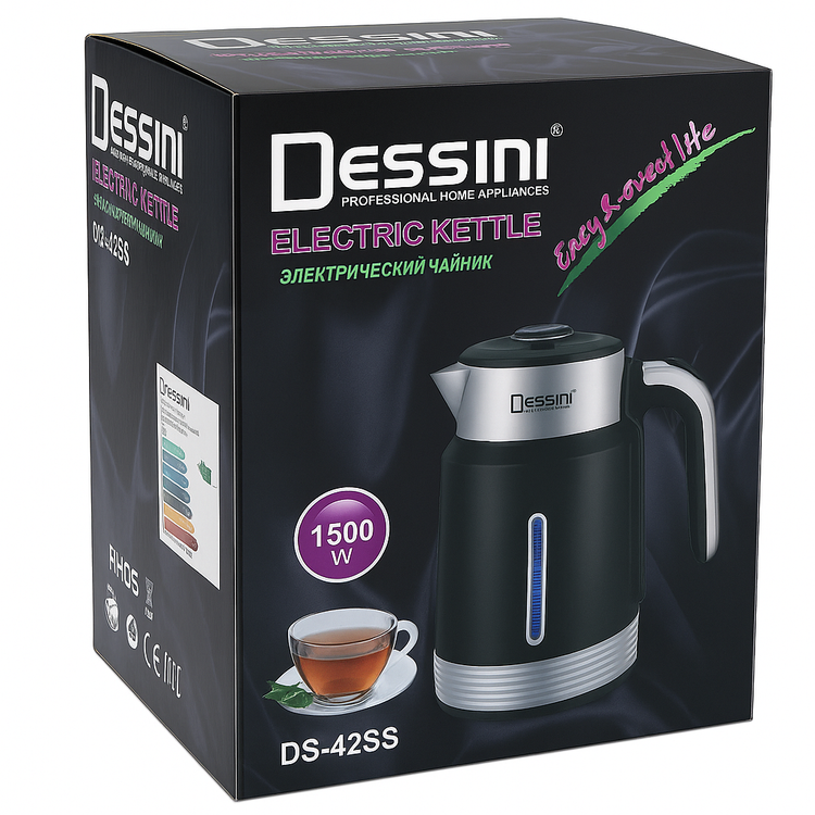 کتری برقی . 2.5 لیتری . برند DESSINI مدل DS-42SS