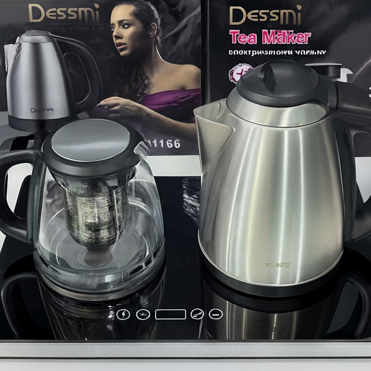 چایی ساز دسینی. مدل DS1166 . دو لیتری. ضد زنگ