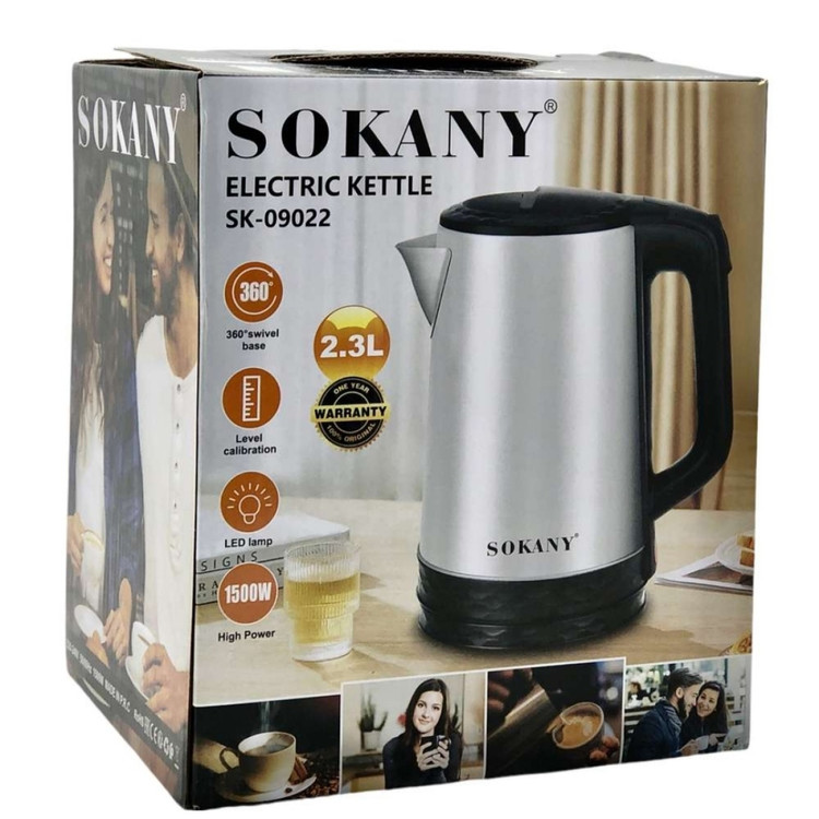 کتری برقی سوکانی مدل SK-09022 گنجایش 2.3 لیتر