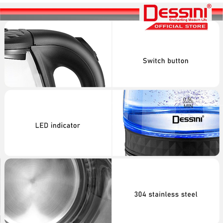کتری برقی دسینی مدل DS28SS