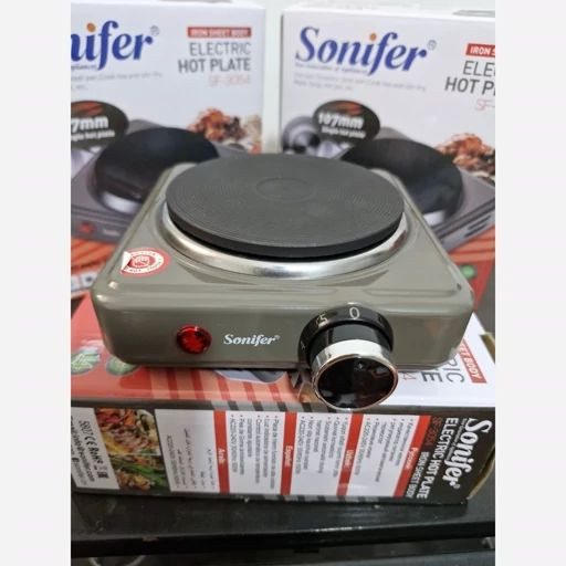 مینی اجاق گاز برقی سونیفر مدل SF-3054 وات 500 صفحه چدنی، ایمن و سبک