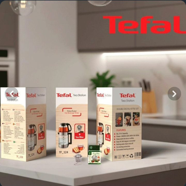 چایی ساز روهمی تفال- وارمردار مدل TF-124