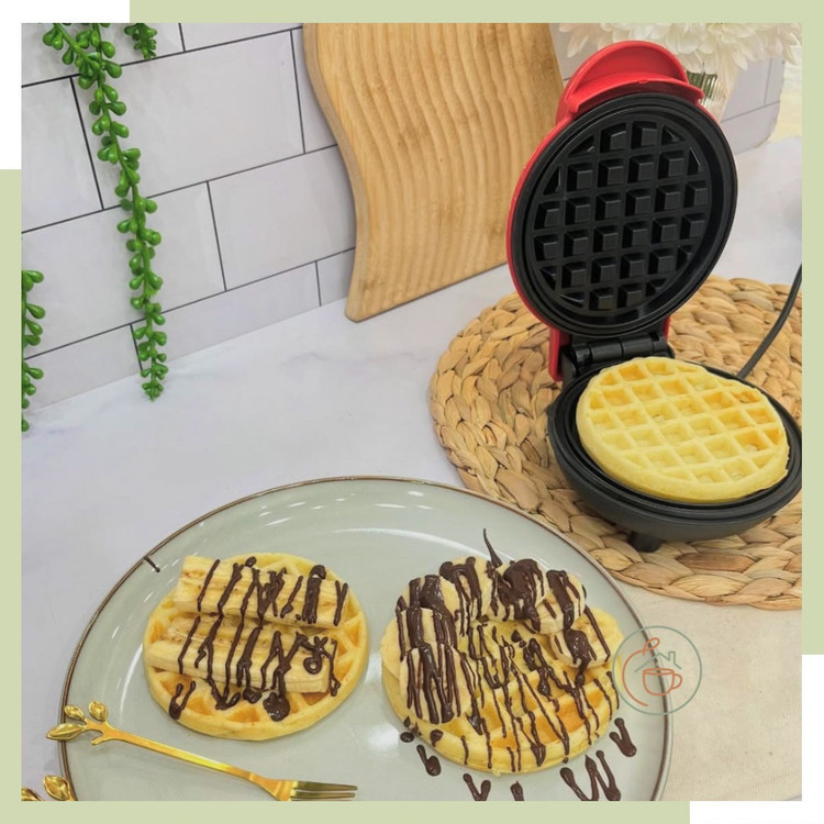 وافل ساز مدل مینی _ MINI MAKER WAFFLE (مشکی)
