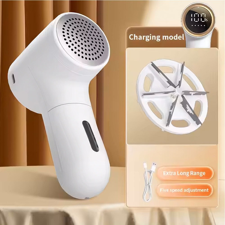 پرزگیر شارژی لباس مدل TC-010 با ۵ سرعت و محافظ مشبک