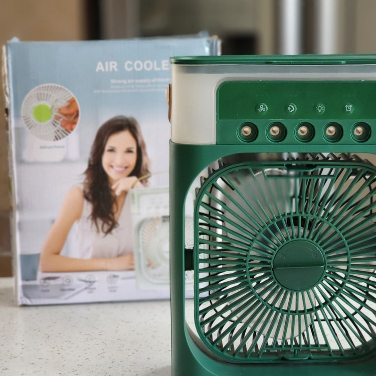پنکه رومیزی مهپاش برقی RGB مدلAIR COOLER FAN