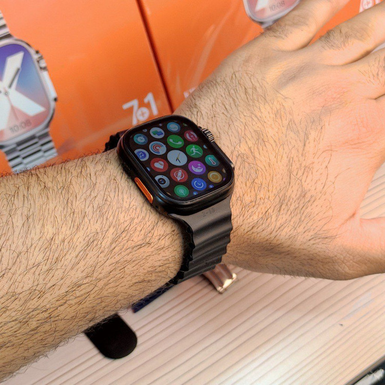 ساعت هوشمند KEQIWEAR مدل KW83 MAX با ۷ بند متنوع