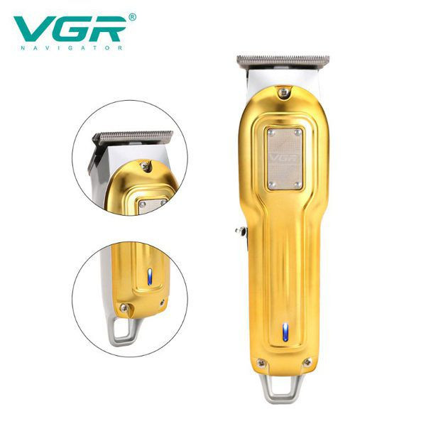 ماشین اصلاح وی جی آر مدل V-919 با تیغه استیل ضد زنگ و برش مستقیم