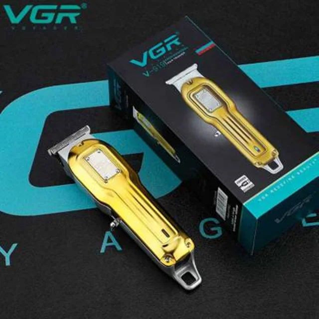 ماشین اصلاح وی جی آر مدل V-919 با تیغه استیل ضد زنگ و برش مستقیم