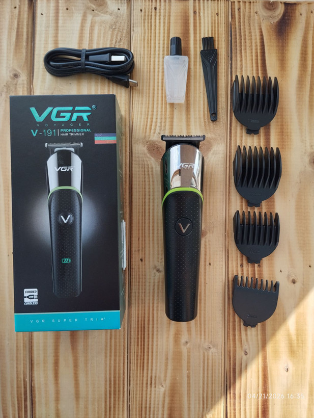 ماشین اصلاح موی سر و صورت وی جی ار مدل V-191