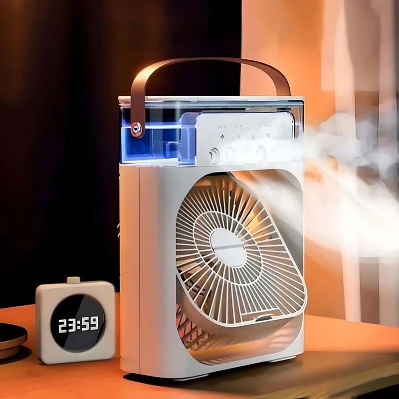 فن رومیزی مه‌پاش برقی RGB مدلAIR COOLER FAN